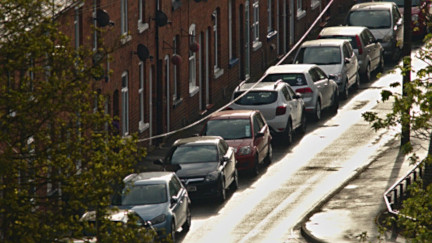 Street with cars